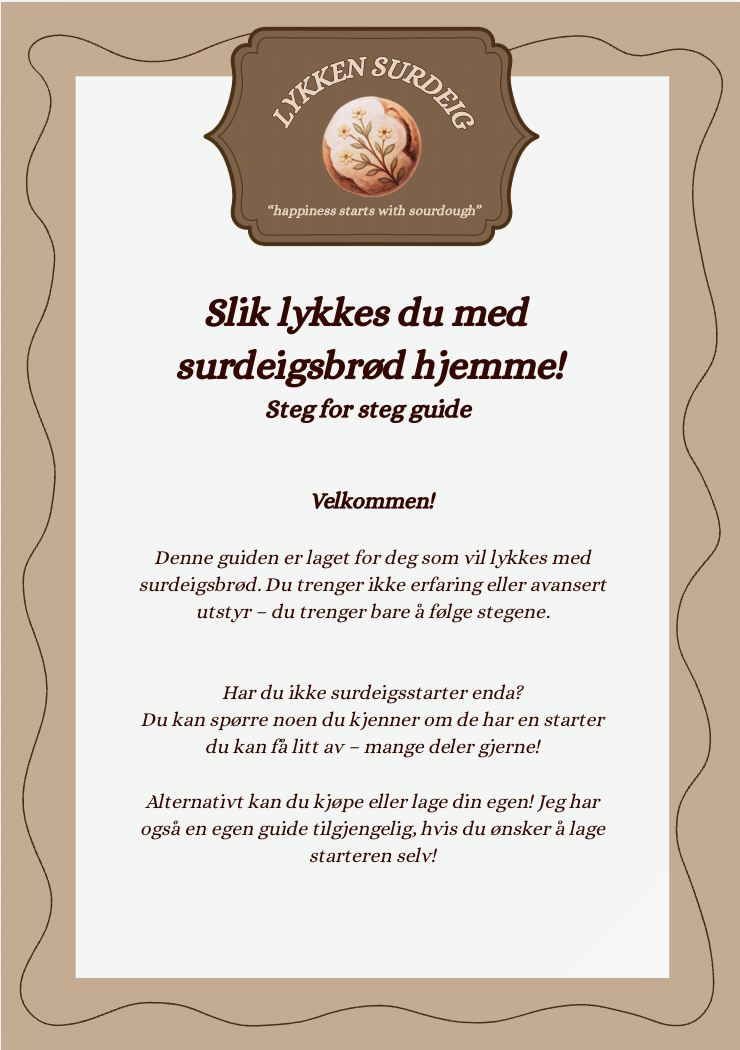 Surdeig Starterpakke
