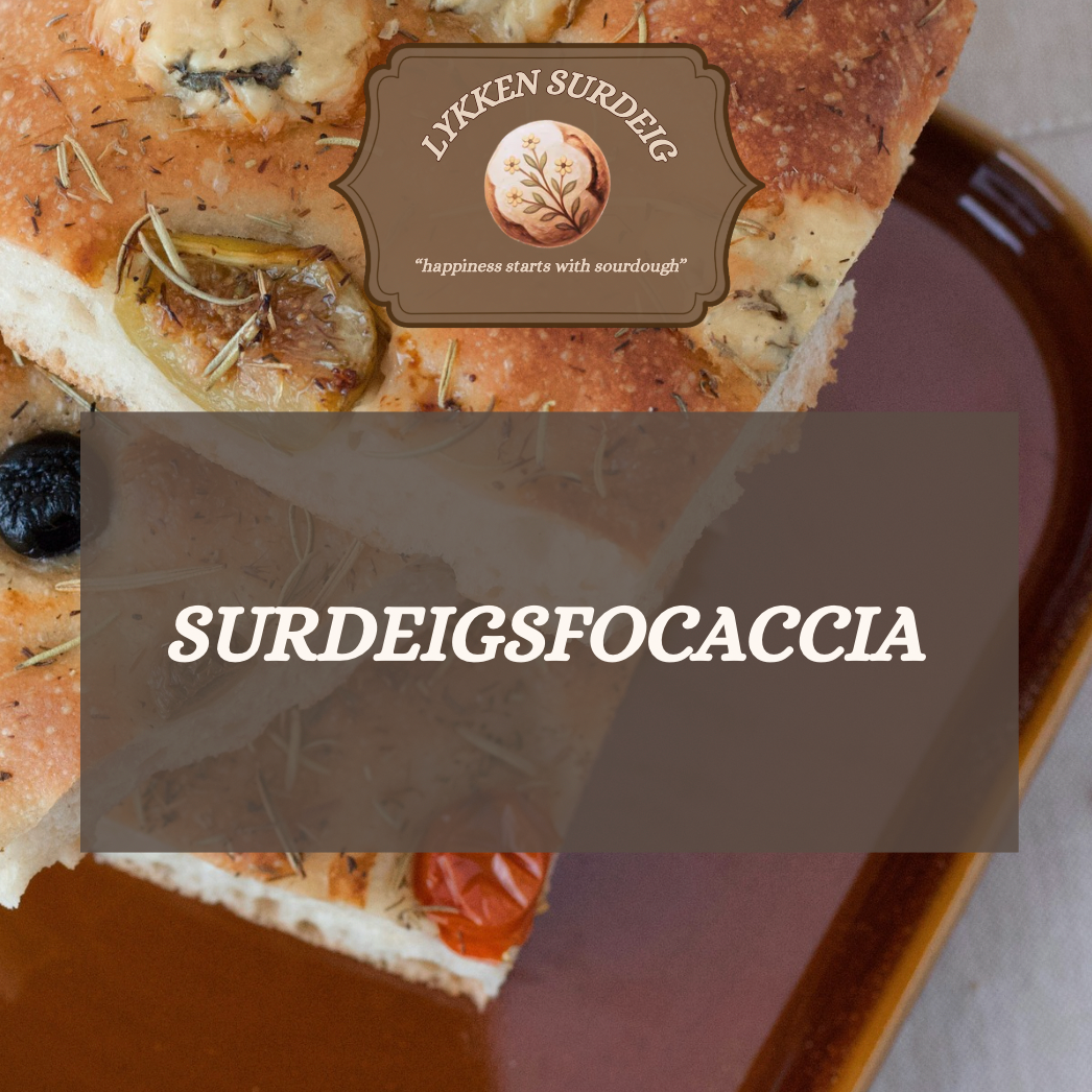 Surdeigsfocaccia oppskrift